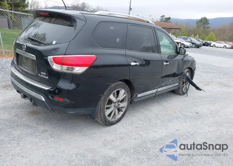 2014 Nissan Pathfinder Platinum z USA, uszkodzony, nr VIN 5N1AR2MM0EC650578